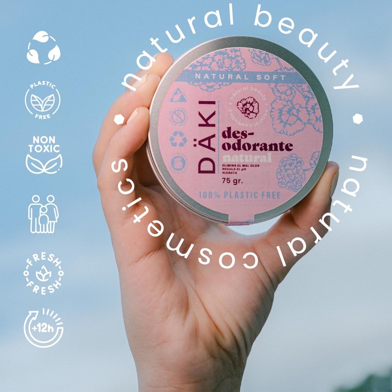 Däki Natural | Desodorante en Crema Natural Soft (Pack de