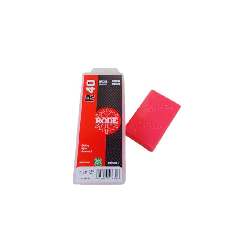 Rode Ski Wax Racing Glide Wax - R40 for XC,