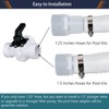 Pool Hose Adapter 1-1/4" or 1-1/2" Pool Hose Adapter 1.25