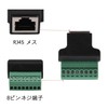 PENGLIN 2pcs RJ45 Female to 8 Pin Screw Terminal, 8P8C