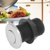 Food Waste Garbage Disposal Air Switch Stainless Steel Button Pneumatic