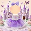 Xerteam Purple 17cm Labu Doll Clothes, Princess Style Plush Doll