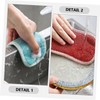 Healeved 2sets Multi-Purpose Kitchen Dishwasher Scourers Non Scratch Black Sponge