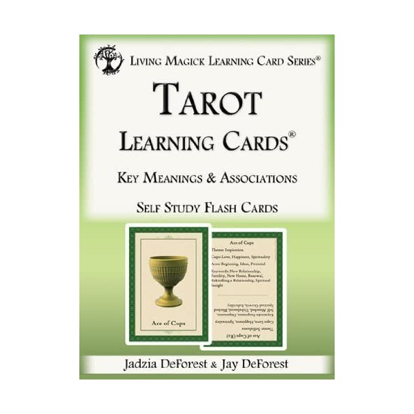 Tarot Learning Cards ~ 2nd Edition - Living Magick (Living Magick Learning Cards) by Jadzia DeForest & Jay DeForest (2013-11-06)