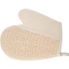 Guantes de Baño Exfoliantes de Lino Beige PLAFOPE 2 Piezas