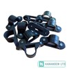 20MM Plastic PVC Conduit Saddles Black - Pack of 5