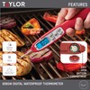 Taylor Digital Waterproof Thermometer with Bright Blue Backlight for Kitchen,
