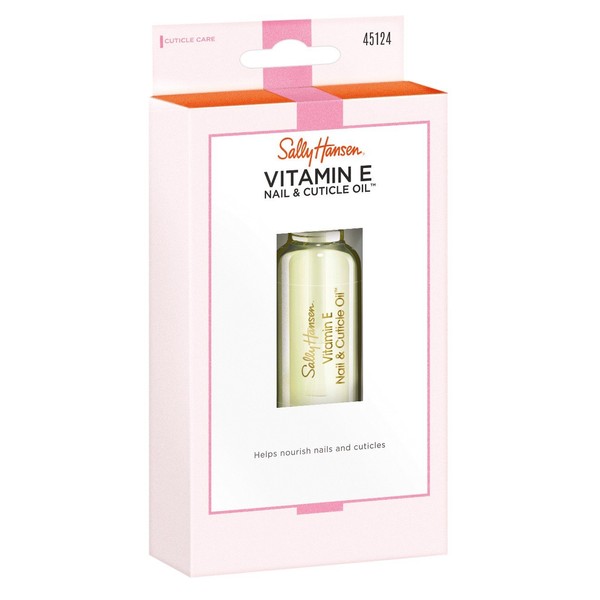 Sally Hansen Vitamin-E Nail & Cuticle Oil 0.45 Ounce (13.3ml)
