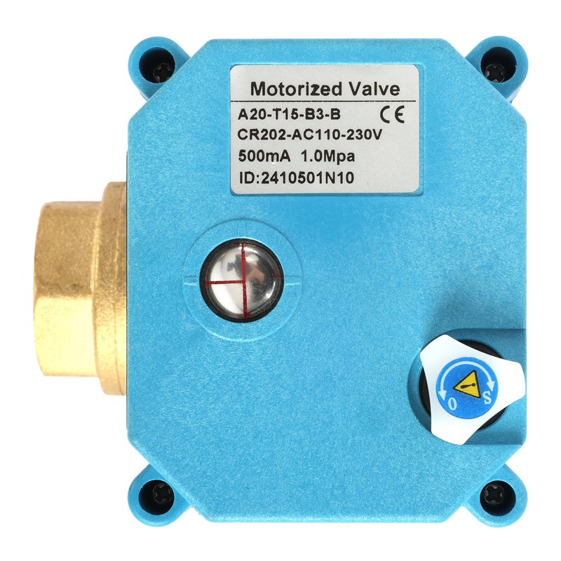 U.S. Solid 1" 3 Way Stainless Steel Motorized Ball Valve