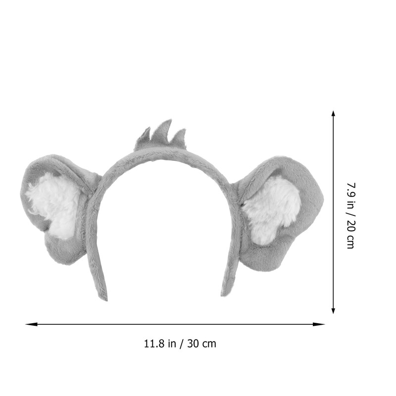 minkissy 1pcs Koala Headband Performance Headband Koala Headband Masquerade Hair