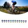 12pcs RISK Bicycle Disc Brake Rotor Bolts M5x10mm T25 Titanium