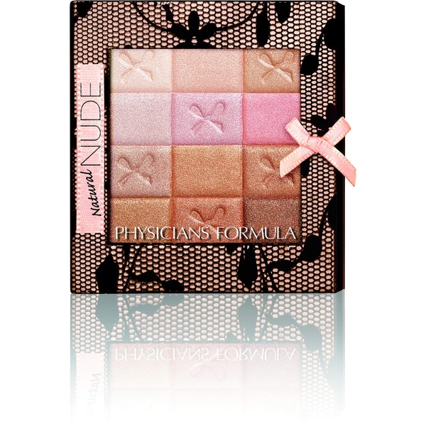 Physicians Formula Shimmer Strips All-In-1 Custom Nude Palette For Face & Eyes, Natural Nude