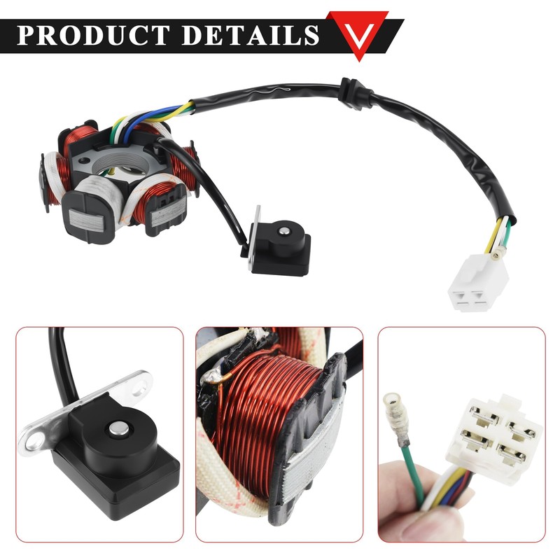 PRO BAT ATV Quad Go Kart Magneto Stator 6 Coils
