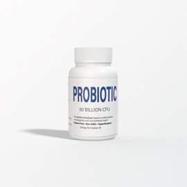 LOCRED Probiotics 60 Billion CFU - 10 Strains + Organic Prebiotics - Immune, Digestive & Gut Health - Supports Occasional Constipation, Diarrhea, Gas & Bloating - for Women & Men - 60ct