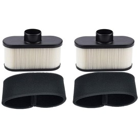 Hippotech Pack of 2 11013-7047 Air Filter with 11013-7046 Pre Filter for Kawasaki Engine 11013-7049 11013-0726 11013-0752 99999-0384 Lawn Mower