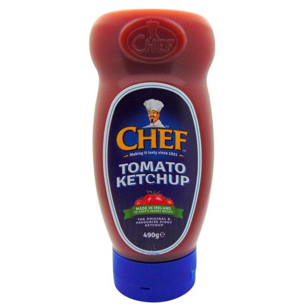 Chef Squeezy Tomato Ketchup Squeezy 490g
