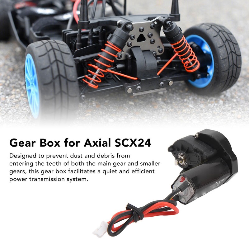 RC Gear Box with 050 66T Brushed Motor 7.4V Efficient