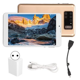 32GB Tablet Gold Color 4GB 32GB Octa Core 7 Inch 2.4G 6000mAh 7 Inch Tablet for Music Video Game 100‑240V