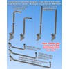 Heavy Duty Pivot Antenna Pole Mount Bracket, J-Pipe Solid Rustproof