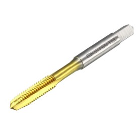 MACHSWON Metric Taps M6x1mm for Threading Machine and Electric Drills H2 High Speed Steel Ti Coated Right Hand Tap Tap Tool 1 Piece