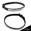 P-Rize Leather Choker Women's Small Pyramid Studded Men's Punk Rock