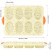 YZDZSW Brötchenbackform, Brötchen Backform, Brot Crisping Tray Brötchen Backform Silikon