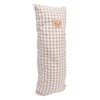 Cotton Baby Side Sleep Pillow Cute Plaid Bear Embroidery Pattern
