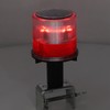 Solar Powered LED Strobe Robust Reflective Waterproof Beacon Warning Light