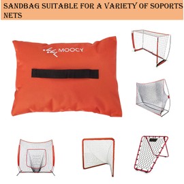MOPHOEXII 4-Pack 112 LBS Extra Large Sports Anchor Sand Bags , Portable Weighted Anchors, Goal Frame Sandbags for Baseball Nets, Soccer Goals, Golf Nets, Football Nets, Hockey Nets