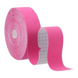 PATIKIL 32M x 5cm Kinesiology Tape Precut, Kinesiology Recovery Tapes Sports Muscle Elastic Athletic Tape for Exercise Knees Strain Joint Support, Pink
