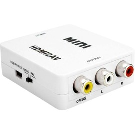 Auzzie Mart Digital HDMI2AV Converter, HDMI to AV Adapter, Composite Video Audio AV CVBS Adapter Converter 720p/1080p