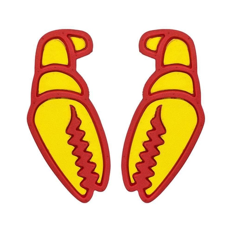 CLUB GRAB MEGA CLAWS Deck Pad Snowboard Mega Claws-BLACK-RED