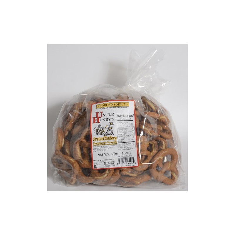 Uncle Henry's 3 lb. Bag Reduced Sodium Pretzels