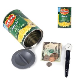 Hidden Safe Fake Can, Hidden Storage Fake Can Diversion Safe, Perfect for Hiding Storage Key, Cash, Jewelry, Card, Coins-Keep Your Valuables Safty-Corn, Safes Diversion Secret Stash Safes