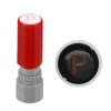 PATIKIL 7 mm Letter Stamp Sign Alphabet P Plastic Ink