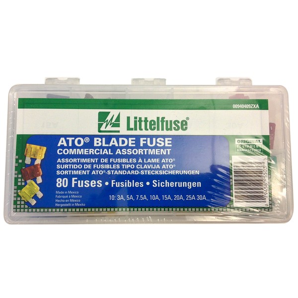 Littelfuse 94409 ATO Blade Fuse Assortment - 80 Piece
