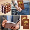 Colarr 10 Sets Dumpster Fire Response Team Leather Notebooks Pens