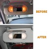 Abodvu Compatible with 2015-2022 Mini Cooper Sun Visor Vanity Mirror