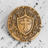 Lion of Judah Challenge Coin - 5-Pack Religious Coins with