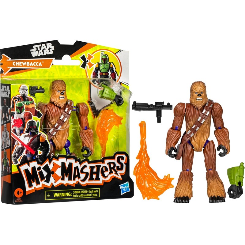 Star Wars MixMashers Chewbacca Custom Mix-And-Match Action Figure & Accessories