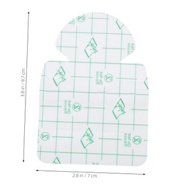 Mobestech 30pcs Invisible Heel Stickers for Moisturizing Cracked Dry Feet Foot Care Patches for Blister and Comfort