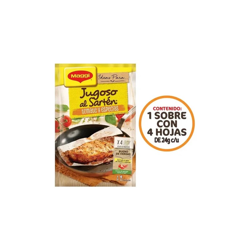 Nestle Hoja Sazonadora Maggi Jugoso Al Sartén® Con Tomate