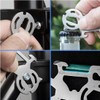 OHREN 12-in-1 Mini Bicycle Multifunctional Tool, Bicycle Multitool with Aluminium