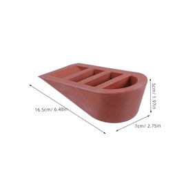 ULTECHNOVO Extra Large Heavy Duty Rubber Door Stopper for Garage and Warehouse Durable Wedge Door Stopper with Strong Hold Easy Installation for Home Use