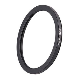 62mm Lens to 55mm Camera Lens Adapter,62mm to 55mm Filter Step-Down Ring Adapter Ring,Compatible with All 55mm UV,CPL,ND,Lens Hood,Threaded Lens ect.
