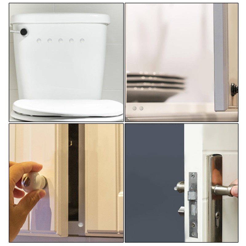 BESTEEL 4 Pack 1/2 inch Overlay Soft Close Cabinet Door
