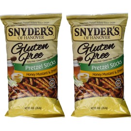Snyder's of Hanover Gluten Free Pretzel Sticks, Honey Mustard and Onion, 7 oz