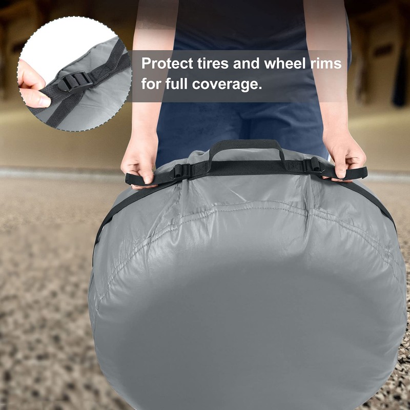 Explore Land Tire Cover with Handle 4P Fit Diameters 29''-31.75'',