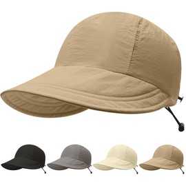 Tophana Women's UV Protection Hat, Overwhelming Small Face Effect, Designed with Hanging Buckles and Pockets, Professional Organization UPF 50+ (Certified), Sun Protection Hat, Wide Brim Summer Hat,