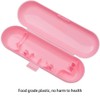 Plastic Electric Toothbrush Travel Case for Oral-B Pro Series, Pink
